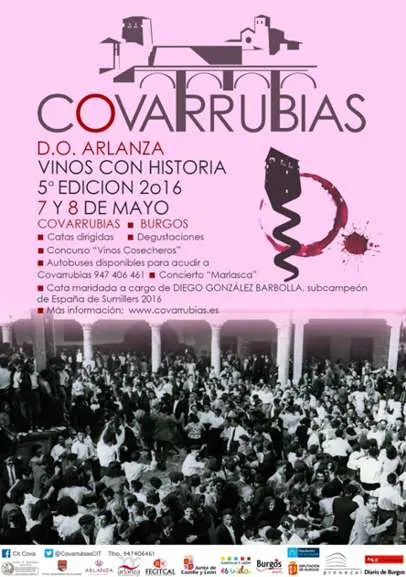 Covarrubias acoge este fin de semana la V Feria ‘Vinos con Historia D.O. Arlanza’