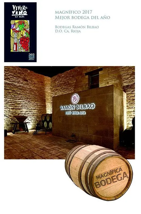 RAMÓN BILBAO VINOS Y VIÑEDOS, BODEGA DEL AÑO PARA LA GUÍA VIVIR EL VINO