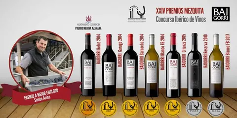 Simón Arina, enólogo de Bodegas Baigorri, premiado como «Mejor Enólogo» en los Premios Mezquita 2018 tras…