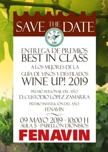 Presentación de la guía de vinos y destilados Wine Up! 2019, entrega de Premios Best In Class. homenaje a D…