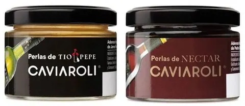 Perlas de Tío Pepe y Perlas de Néctar Caviaroli