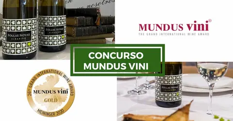 Follas Novas 2019 mejor vino Rías Baixas-Mundus-Vini