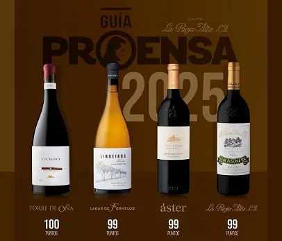La Guía Proensa encumbra a las cuatro bodegas del Grupo La Rioja Alta