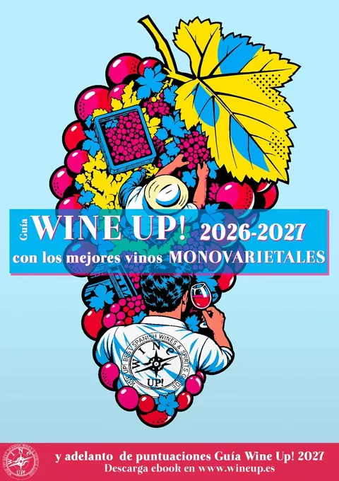Portada ilustrada de la Guía Wine Up! 2026-2027