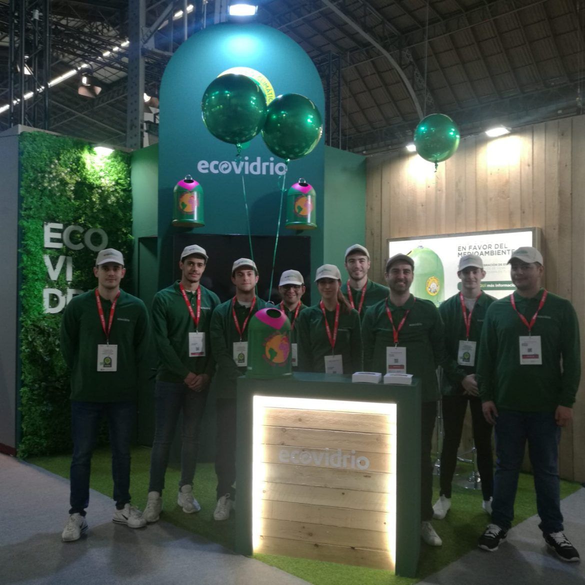 Stand de Ecovidrio en la Feria BWW 2020