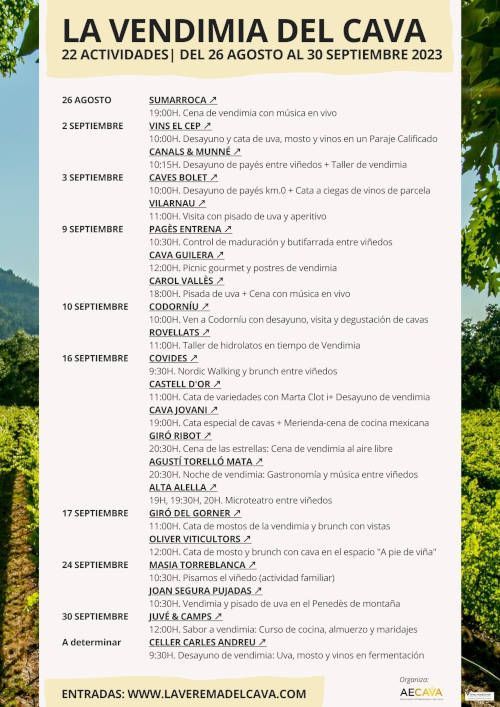 Vendimia del cava