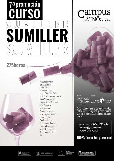 Curso de Sumiller del Campus del Vino de Canarias